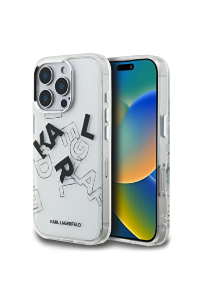 Karl Lagerfeld Husa pentru Apple iPhone 16 Pro Max, Karl Lagerfeld, IML Sketc...