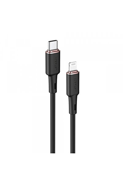 Acefast Cablu Date si Incarcare USB-C - Lightning C2-01, 30W, 1.2m, Negru