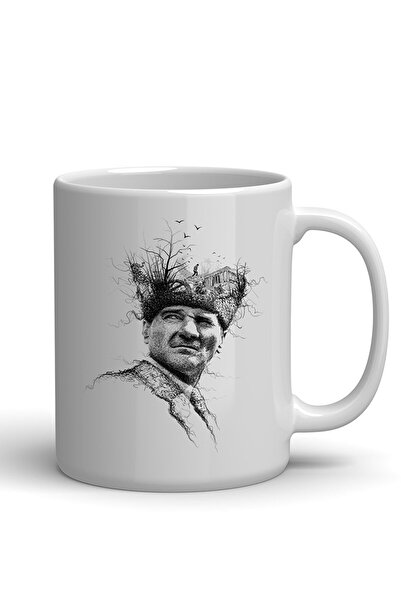 GiralStore Kupa Bardak Kişiye Özel Resimli Atatürk'lü Bardak