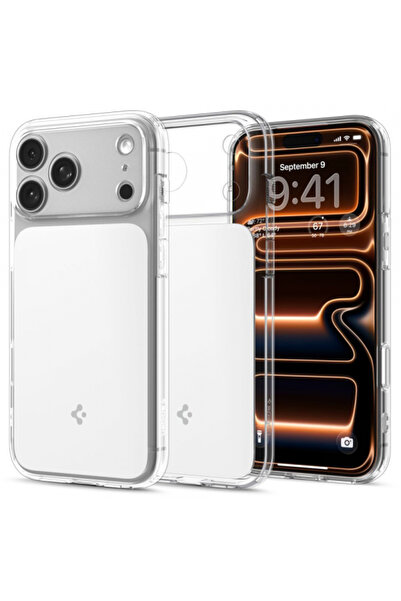 Spigen Husa MagSafe pentru Apple iPhone 17 Pro Max, Spigen, Ultra Hybrid T, Alba