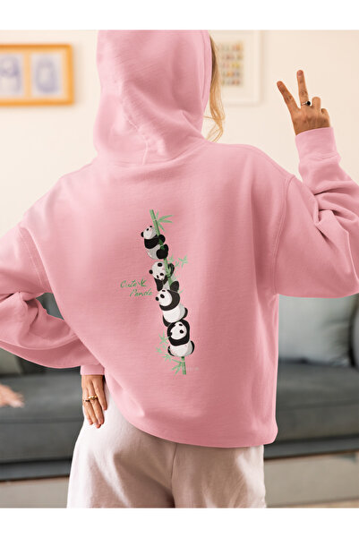 stil x Cute Pandas Printed Women's Sweatshirt