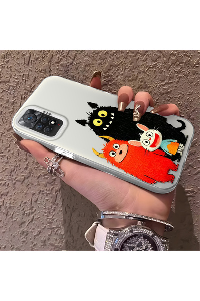 Hontinga حافظة هاتف متوافقة مع هاتف Redmi Note 11 Pro 4G، حافظة صلبة مقاومة ل...