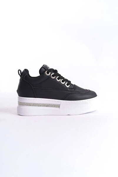 Genel Markalar özssa Alice Siyah Kadın Gizli Topuklu Sneaker