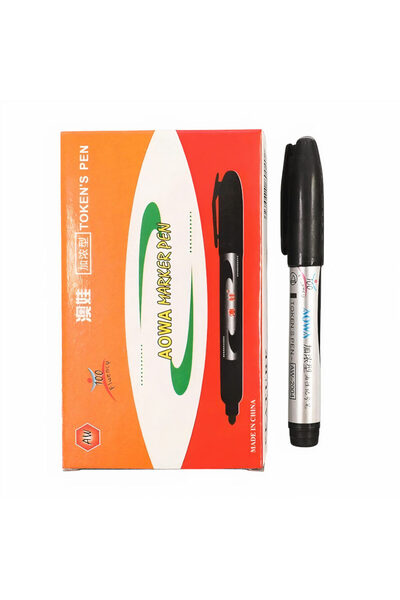 JML1 Marker 12/Set, Black, 14 cm