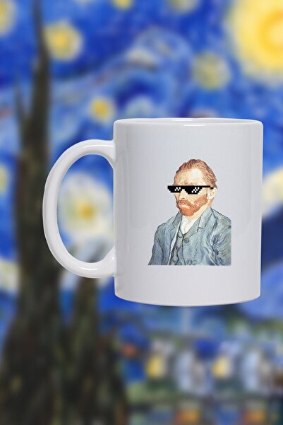 Mio Life كوب سيراميك بتصميم Van Gogh-thug Life