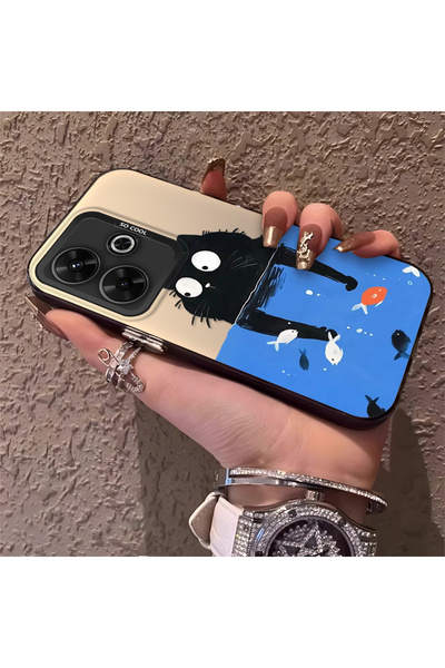 Hontinga حافظة هاتف متوافقة مع هاتف Redmi 13، حافظة صلبة مقاومة للصدمات، حافظ...