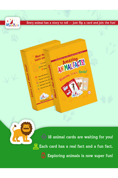 MuseKids Amazing Animal Facts Aktivite Kartı