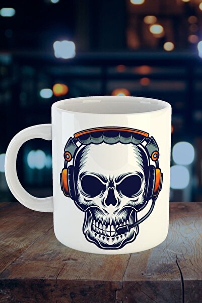 Mio Life Gamer Skeleton Printed Mug Cup M3k752