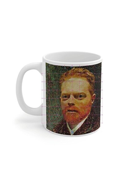 Mio Life مج مطبوع عليه عائلة فان جوخ الحديثة