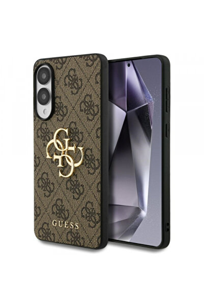 Guess Case for Samsung Galaxy S25 Edge S937, Guess, Big 4G Logo Classic, Brown