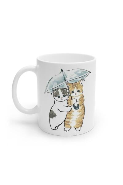 Mio Life Umbrella Friend Cats Mug Mug