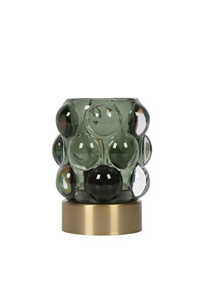 Vitale Bologna Koyu Yeşil Led Fener 9*9*11 cm AK.KI0039