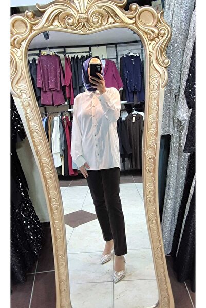 Raxell Winter fabric trousers