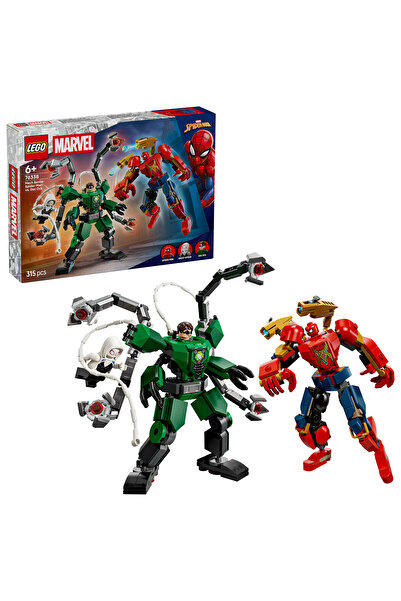 LEGO ®   ǀ Marvel Robot War: Spider-Man vs. Dr. Octopus 76338 - Set de construcție de jucării 6+ (315 piese)
