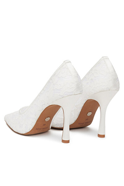 Nine West high heels for women white