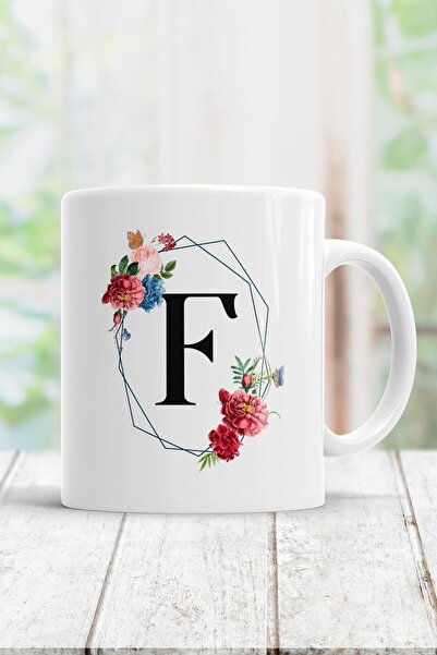 Mio Life Letter F Printed Mug
