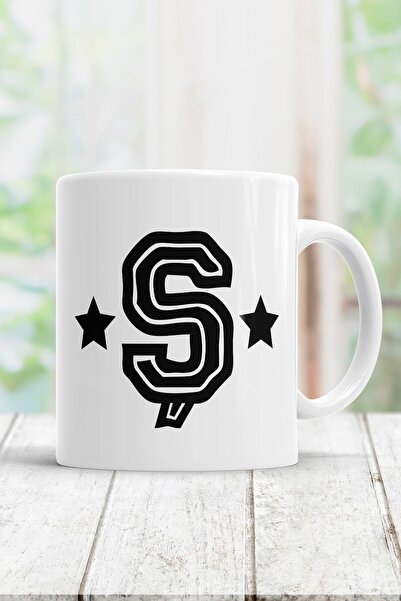 Mio Life كوب مطبوع عليه حرف S