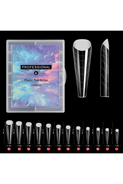 Pink Nails 120 buc. Matrițe pentru unghii cu acoperire completă – #25