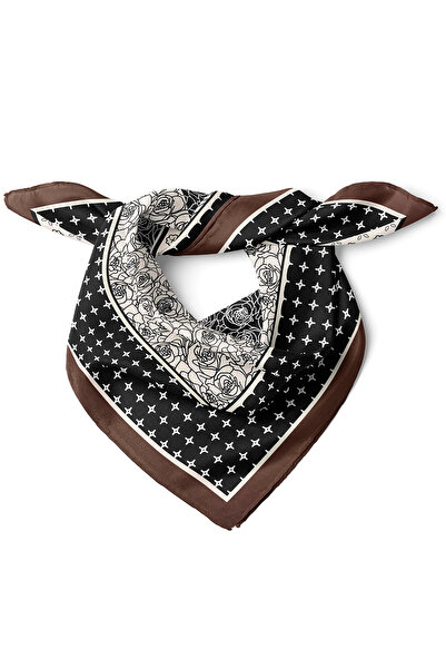 nehir eşarp Klasik Esintiler Desen Fular Bandana 50x50 Cm