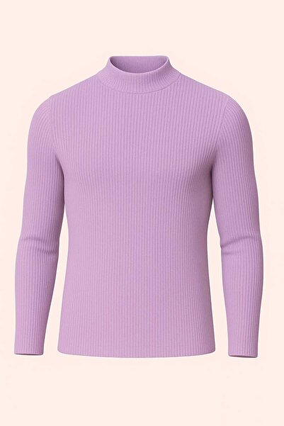 ANATOLIATEKSTILE Unisex Ribbed Suitcase – High Collar, Elastic, Slim Fit Universal size fits S/M