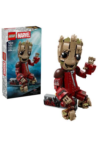 LEGO ®   ǀ Marvel Fat Groot in Jumpsuit 76341 - Creative Toy Building Set for...