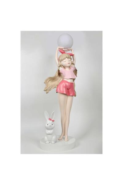 Vitale Tavşan ve Pembe Kız Gece Lambası 36x120 cm AK.KZ0061