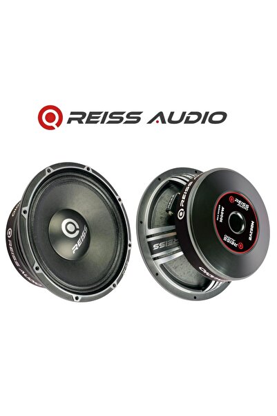 Reiss Audio Rs-MB82VB 20Cm MidBass 8Ohm Çifti 2000wat-1000w Rms i 20 Cm Oto M...