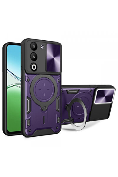 Techsuit Husă pentru Oppo A5 4G / A5 5G, Techsuit, CamGuard Pro, Mov