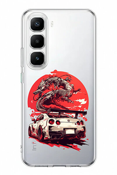TechTree Infinix Hot 60 Pro Plus Compatible Gtr Dragon Design Printed Silicon...