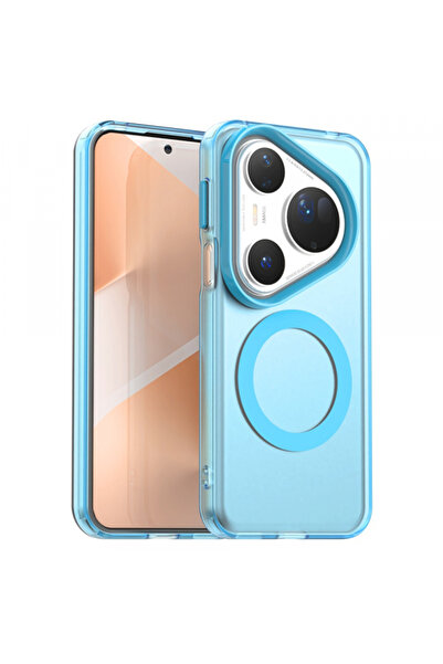 Techsuit Husa MagSafe pentru Huawei Pura 80 Ultra, Techsuit, CandyCase, Albastra