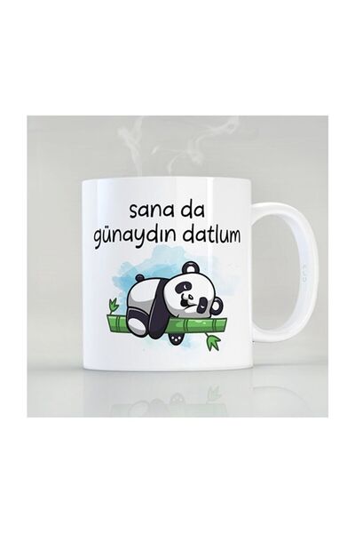 Mio Life Good Morning to You Datlum Panda Cartoon Special Design Mug