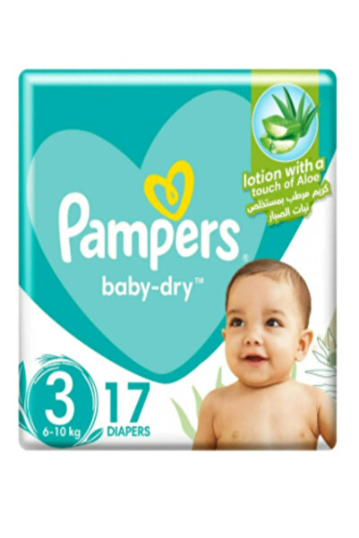 special حفاضات بيبي جوي بامبرز بيبي دراي مع لوشن الصبار، مقاس 3، 6-10 كجم، 17...