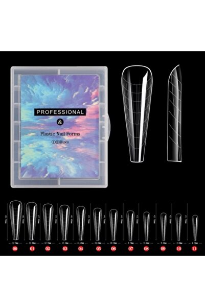 Pink Nails Cutie 120 de tipsuri Full Cover Grit #19