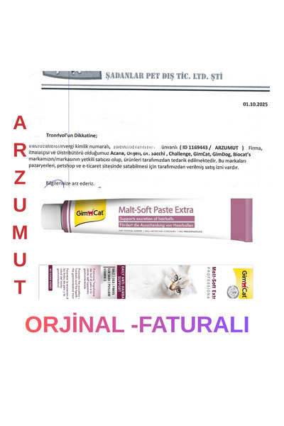 Gimcat Malt Soft Extra 100 gr -Yetkili Satıcıdan - Faturalı - Orjinal Ürün