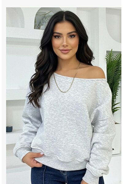 La Perla Boutique Three-Thread Fleece-Lined Boat Neck Sweatshirt