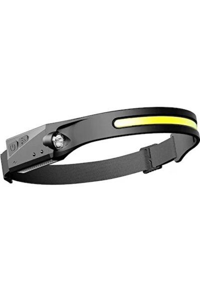 STOREONLINE Lanterna Frontala cu LED, Iluminare Larga, Acumulator Inclus, Rezistenta la Apa