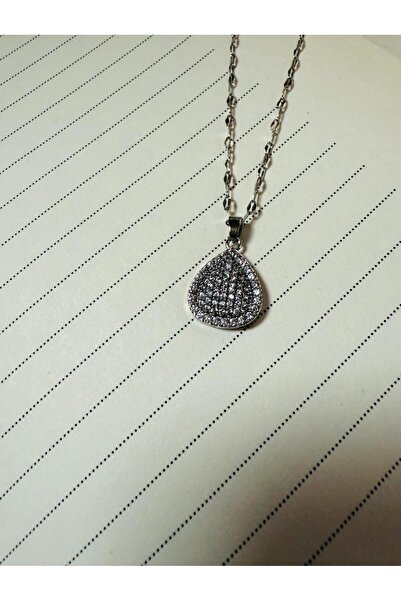 HURİSÖNMEZ 316L Raindrop Stainless Steel Necklace