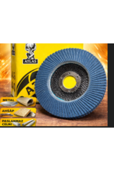 Atlas Bronze Flap Disk Zımpara 115*22 60 Kum 10 ADET