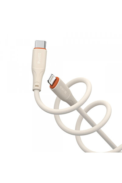BLUEO Cablu Date si Incarcare USB-C - Lightning Ape Legend, 20W, 1.5m, Portocaliu