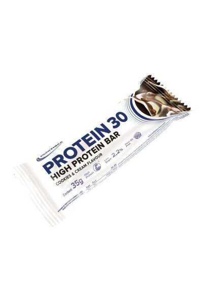 Ironmaxx بار بروتين 30 | 24 × 35 غ | 30% بروتين، بنكهة الكوكيز والكريمة، قليل...