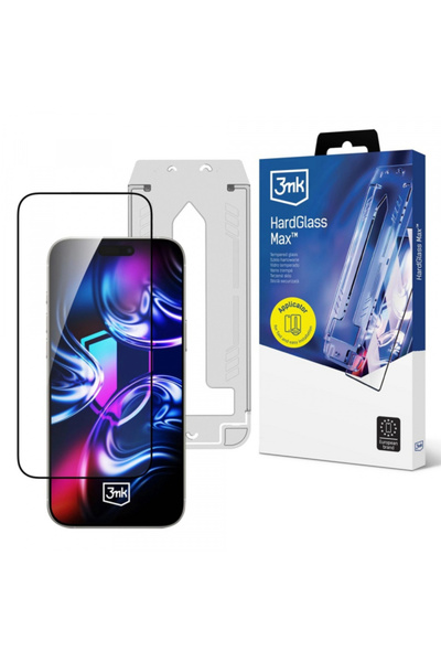 3MK Sticla temperată 3MK HardGlass Max cu aplicator pentru Samsung Galaxy S24...