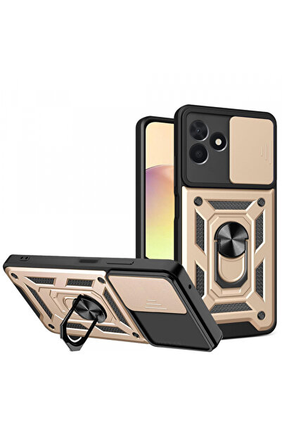 Techsuit Case for Oppo Reno14 FS 5G / Reno14 F, Techsuit, CamShield, Gold