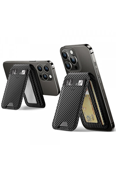 ESR Portofel Magsafe, ESR, Carbon, Negru