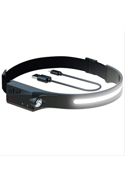 STOREONLINE Lanterna frontala COB XPE iluminare larga acumulator impermeabila IPX