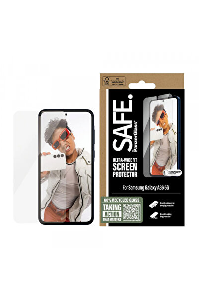 CARE by PanzerGlass® Προστατευτικό οθόνης PanzerGlass Safe. Εξαιρετικά ευρεία...