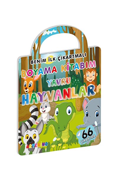 Artenino Coloring Book with Bag - Baby Animals