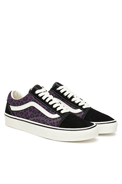 Vans Teniși unisex Old Skool cu ​​imprimeu leopard/violet VN000D7Z6N