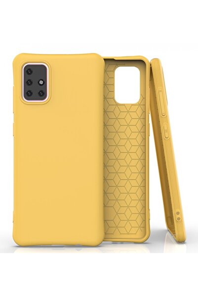 OEM Husa Anti Shock Matt TPU Samsung Galaxy S20 Plus Galben