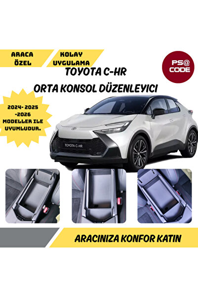 psa code Toyota C-HR Hybrid 2024 2025 2026 için Araba Orta Kolçak Saklama Kut...