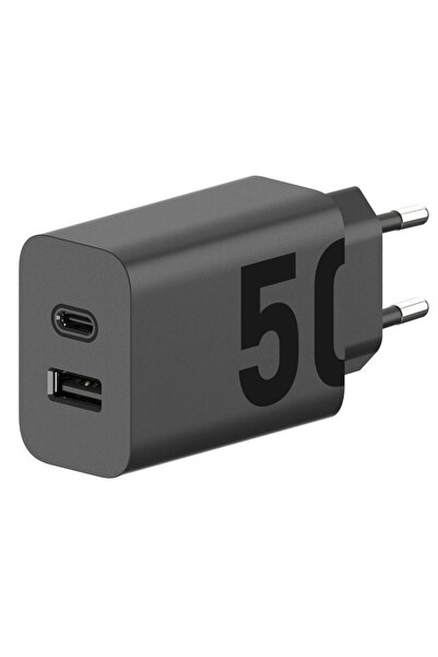 OEM Incarcator Retea Motorola TurboPower 50W, MC502, port Dual USB (Type-C + ...